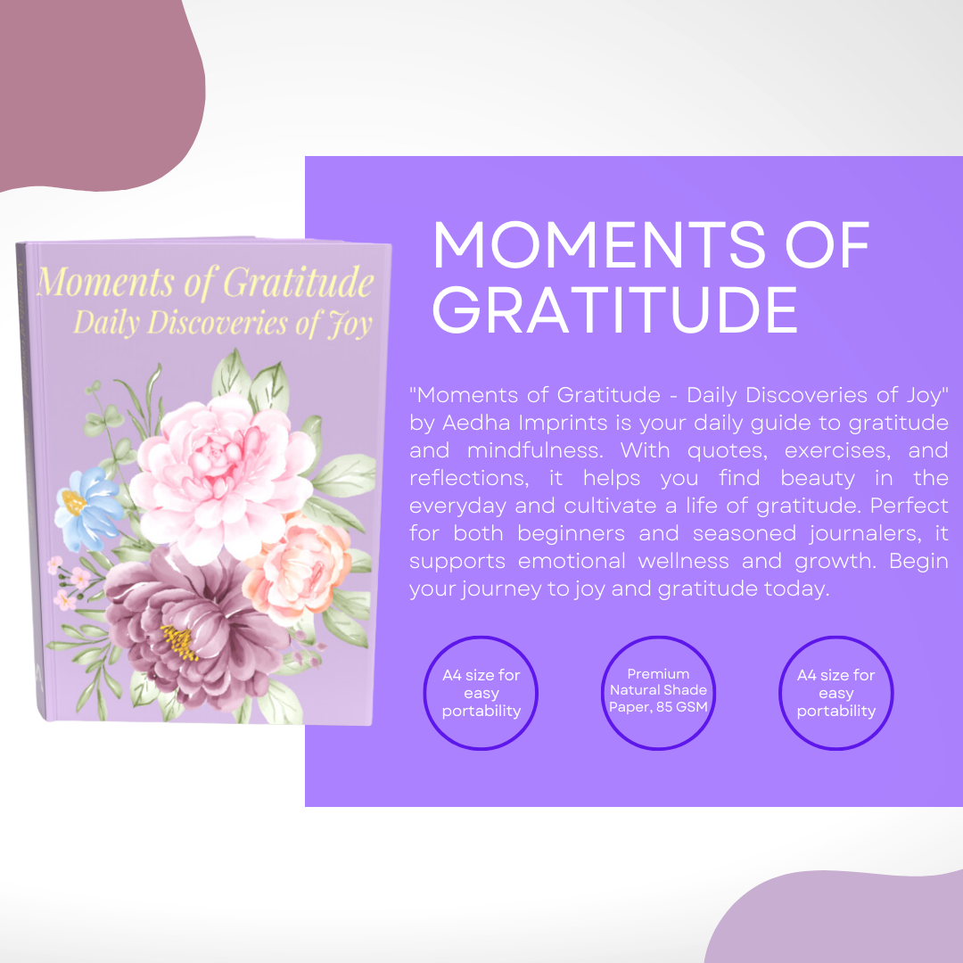 Moments of Gratitude - Daily Discoveries of Joy | A Gratitude Journal