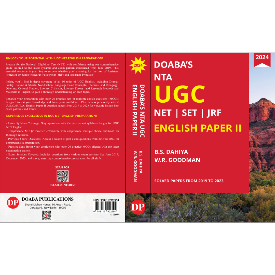 Doaba's NTA UGC NET/JRF/SET Paper 2 English