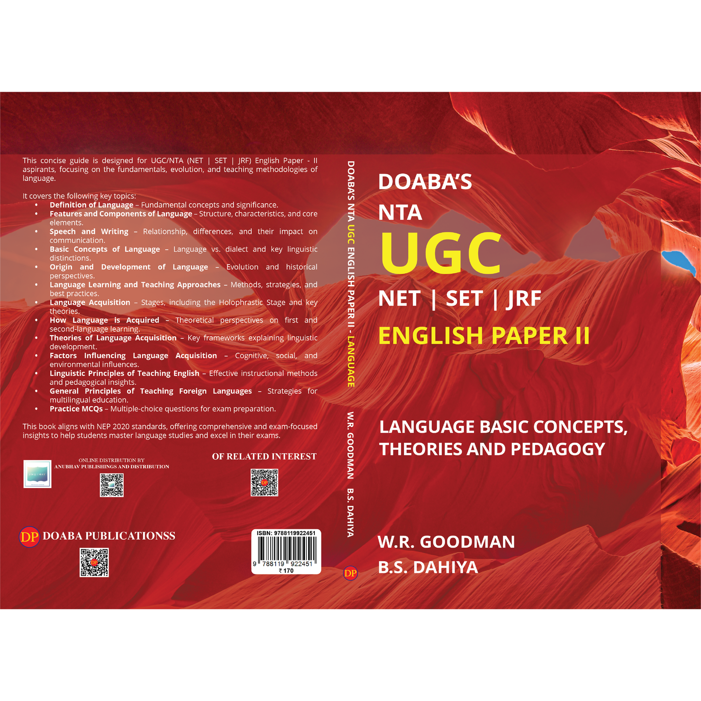 Doaba’s NTA UGC NET | SET | JRF English Paper II – Language Basic Concepts, Theories, and Pedagogy