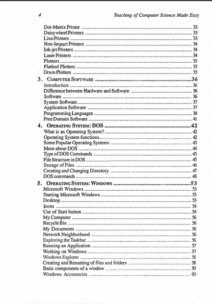 Teaching of Computer Science