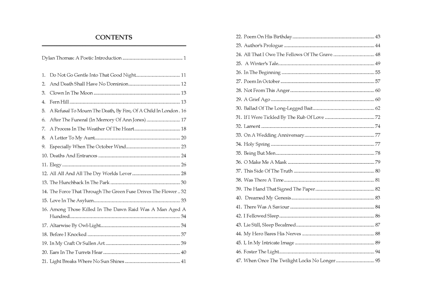 Selected Poems by Dylan Thomas