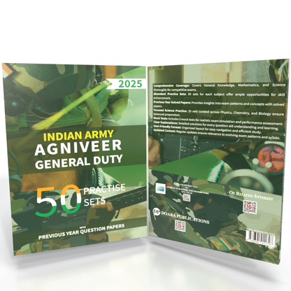 Doaba's Indian Army Agniveer's General Duty 50 Practise Sets (3rd Revised Edition) + Previous Year Revised Question Papers